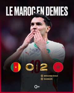 brahim diaz propulse le maroc en demi-finales de la can grâce à une performance exceptionnelle.
